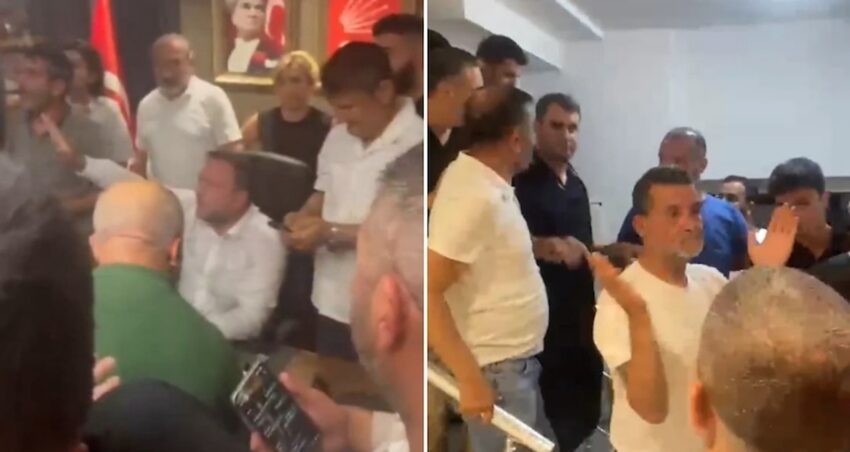 Kılıçdaroğlu yönetiminin atadığı il başkanı koltuğa oturdu, tansiyon yükseldi