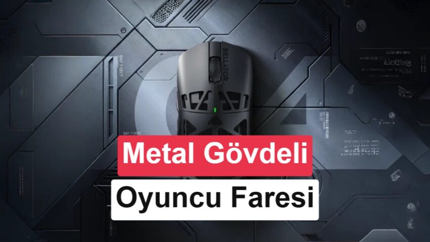 Lenovo’dan metal gövdeli yeni oyuncu faresi: Lecoo Bellator GM104