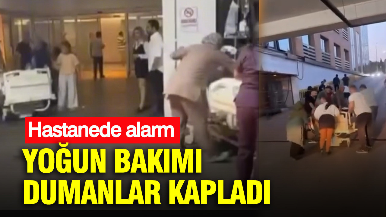 Yoğun bakımı dumanlar kapladı: Hastanede alarm Haber gorseli